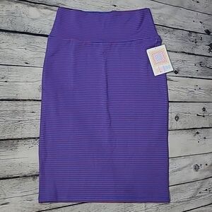 LULAROE Cassie striped pencil skirt